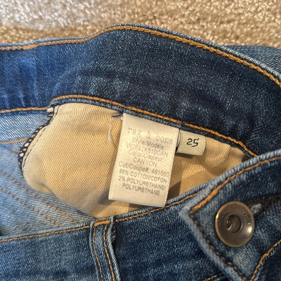 Rag & Bone Dre Capri Jeans size 25 - Picture 5 of 6